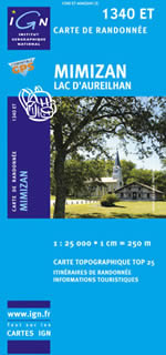 Carte IGN Top 25 n1340 ET
