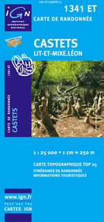Carte IGN Top 25 n1341 ET