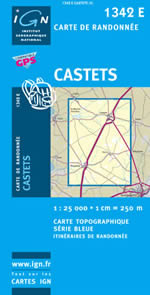 Carte IGN Top 25 n1342 ET