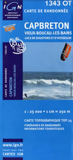 Carte IGN Top 25 n1343 OT