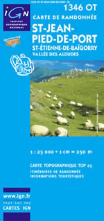 Carte IGN Top 25 n1346 OT