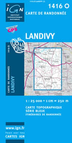 Carte IGN Top 25 n1416 OT