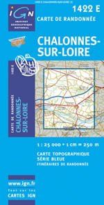 Carte IGN Top 25 n1422 ET