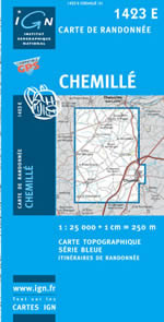 Carte IGN Top 25 n1423 ET