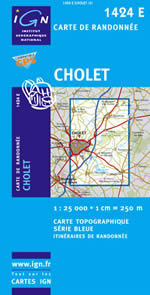 Carte IGN Top 25 n1424 ET