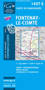 Carte IGN Top 25 n1427 ET