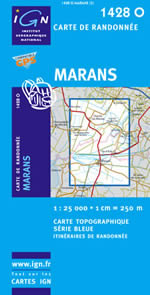Carte IGN Top 25 n1428 OT