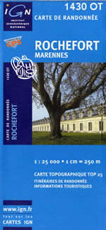 Carte IGN Top 25 n1430 OT