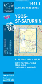 Carte IGN Top 25 n1441 ET