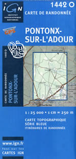Carte IGN Top 25 n1442 OT