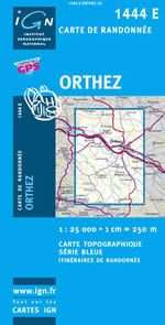 Carte IGN Top 25 n1444 ET