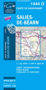 Carte IGN Top 25 n1444 OT