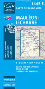 Carte IGN Top 25 n1445 ET