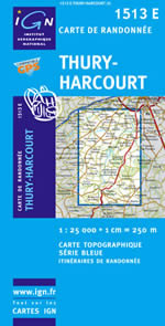 Carte IGN Top 25 n1513 ET