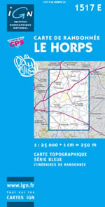 Carte IGN Top 25 n1517 ET