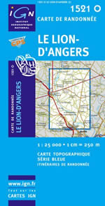 Carte IGN Top 25 n1521 OT
