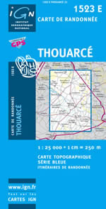 Carte IGN Top 25 n1523 ET