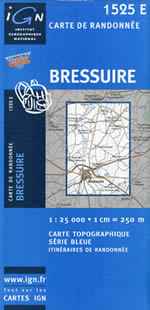Carte IGN Top 25 n1525 ET
