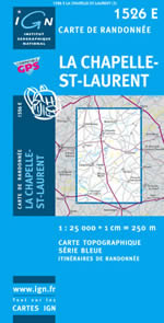 Carte IGN Top 25 n1526 ET