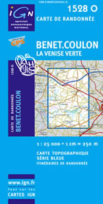 Carte IGN Top 25 n1528 OT