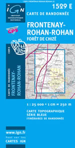 Carte IGN Top 25 n1529 ET