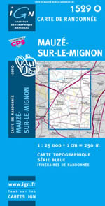 Carte IGN Top 25 n1529 OT
