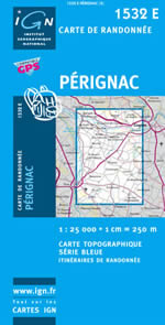 Carte IGN Top 25 n1532 ET