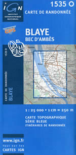 Carte IGN Top 25 n1535 OT