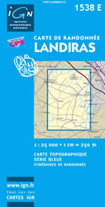 Carte IGN Top 25 n1538 ET