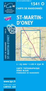 Carte IGN Top 25 n1541 OT