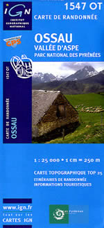 Carte IGN Top 25 n1547 OT