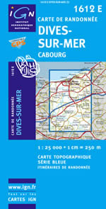 Carte IGN Top 25 n1612 ET