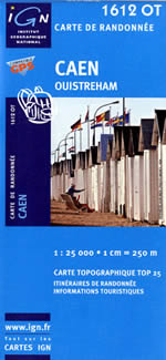 Carte IGN Top 25 n1612 OT