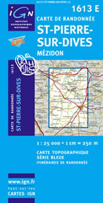 Carte IGN Top 25 n1613 ET