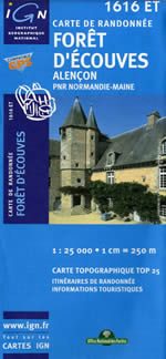Carte IGN Top 25 n1616 ET