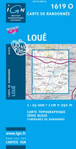 Carte IGN Top 25 n1619 OT