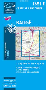 Carte IGN Top 25 n1621 ET