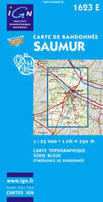 Carte IGN Top 25 n1623 ET
