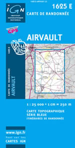 Carte IGN Top 25 n1625 ET