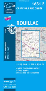 Carte IGN Top 25 n1631 ET