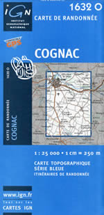 Carte IGN Top 25 n1632 OT