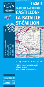 Carte IGN Top 25 n1636 ET
