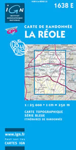 Carte IGN Top 25 n1638 ET