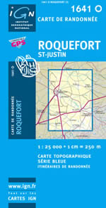 Carte IGN Top 25 n1641 OT
