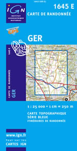 Carte IGN Top 25 n1645 ET