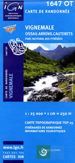 Carte IGN Top 25 n1647 OT