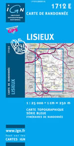 Carte IGN Top 25 n1712 ET