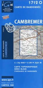 Carte IGN Top 25 n1712 OT