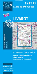 Carte IGN Top 25 n1713 OT