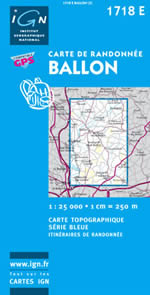 Carte IGN Top 25 n1718 ET